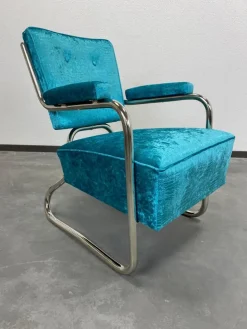 Pamono Set of Vintage Bauhaus Armchairs in Chrome, 1930s Sale