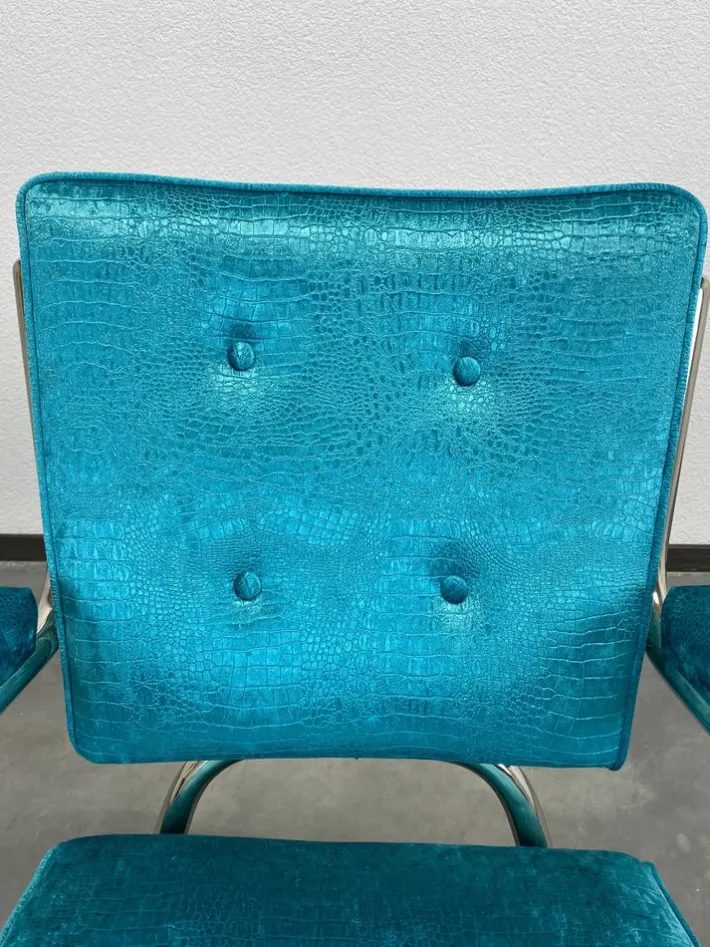 Pamono Set of Vintage Bauhaus Armchairs in Chrome, 1930s Sale