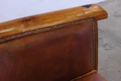 Pamono Set of Vintage Club Chairs in Leather, 1920s