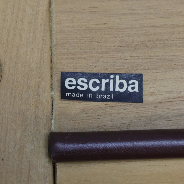 Pamono Set of Vintage Lounge Chairs in Teak and Saddle Leather by Karl Heinz Bergmiller for Escriba, 1970s Discount