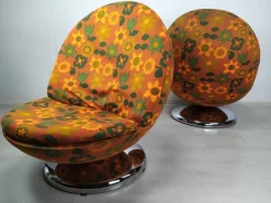 Pamono Set of Vintage Space Age Ball Chairs, 1970s