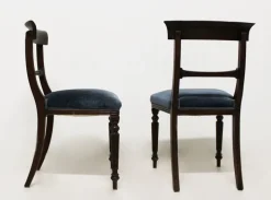 Pamono Set of Vintage Victorian Dark Walnut Chairs