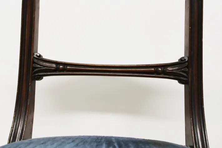 Pamono Set of Vintage Victorian Dark Walnut Chairs