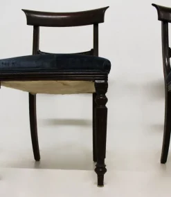 Pamono Set of Vintage Victorian Dark Walnut Chairs