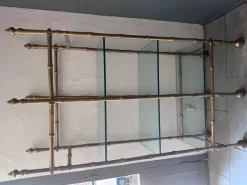 Pamono Shelf in Bronze, 1970s Best