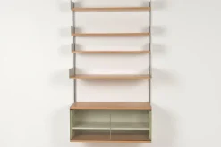 Pamono Shelving System in Beech by Dieter Rams for Vitsoe, 1960s Online