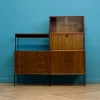 Pamono Shelving Unit Desk in Teak and Walnut from Vanson, 1950s Best