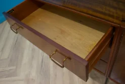 Pamono Shelving Unit Desk in Teak and Walnut from Vanson, 1950s Best