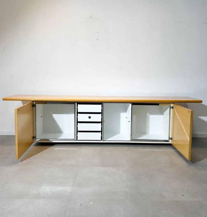 Pamono Sheraton Sideboard in Oak by Giotto Stoppino for Acerbis Clearance