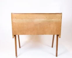 Pamono Side Table in Teak with Drawer and Wicker Shelf, 1960s Discount
