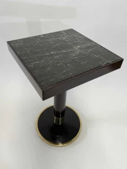 Pamono Side Table with Marble from Thonet, 1920s New