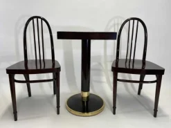 Pamono Side Table with Marble from Thonet, 1920s New