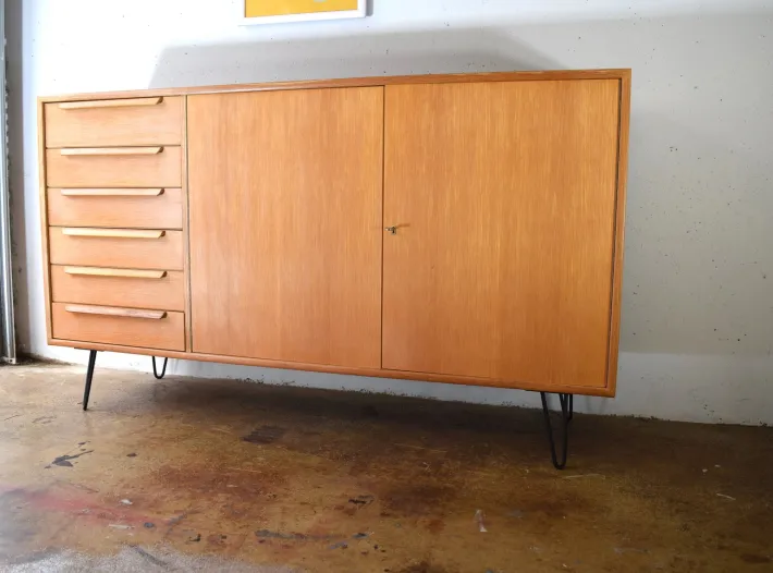 Pamono Sideboard in Oak from WK Möbel, 1960s Online