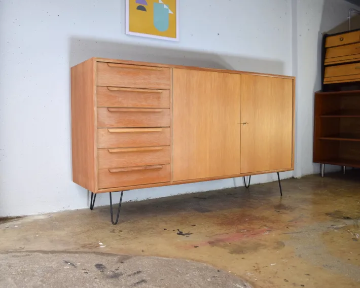 Pamono Sideboard in Oak from WK Möbel, 1960s Online