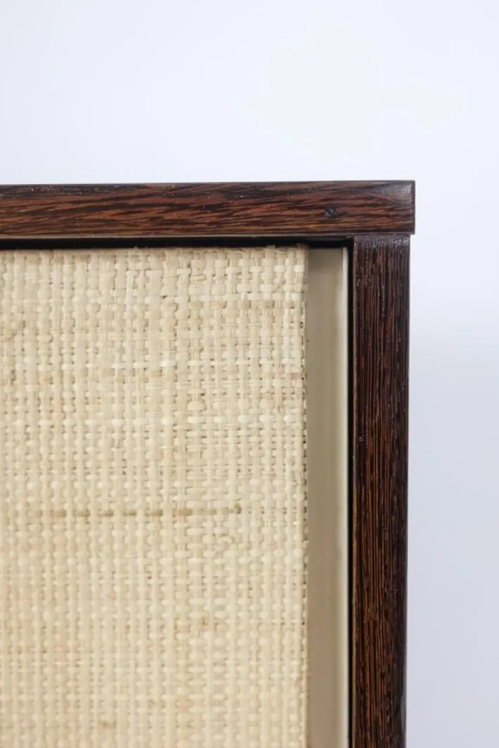 Pamono Sideboard in Wenge and Raffia by Martin Visser, 1970s Sale