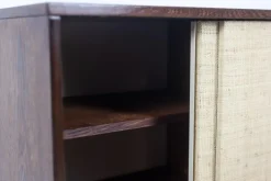 Pamono Sideboard in Wenge and Raffia by Martin Visser, 1970s Sale