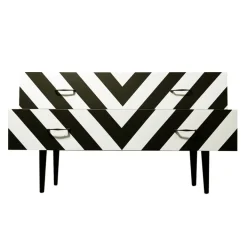 Pamono Sideboard with Op Art Motif, Poland, 1968 Online