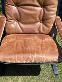 Pamono Siesta Lounge Chairs and Footstools by Ingmar Relling, Set of 4 Hot