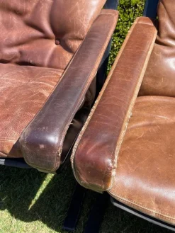 Pamono Siesta Lounge Chairs and Footstools by Ingmar Relling, Set of 4 Hot