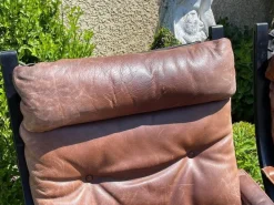 Pamono Siesta Lounge Chairs and Footstools by Ingmar Relling, Set of 4 Hot