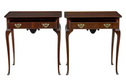 Pamono Silver Side Tables, 1900s, Set of 2 Discount