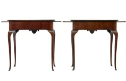 Pamono Silver Side Tables, 1900s, Set of 2 Discount