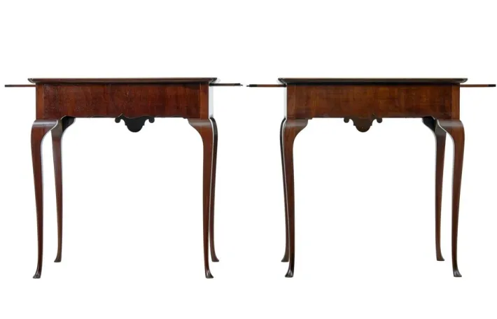 Pamono Silver Side Tables, 1900s, Set of 2 Discount