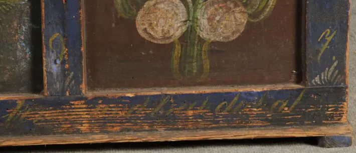 Pamono Small Antique Chamfered Chest in Softwood, 1897 Hot