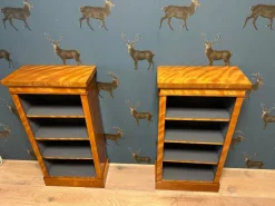 Pamono Small Antique Open Bookcases, 1890s, Set of 2 Sale