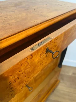 Pamono Small Biedermeier Style Chest of 4 Drawers in Bird's-Eye Maple Discount