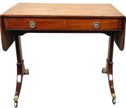 Pamono Small Georgian Side Table in Mahogany, 1800 Discount