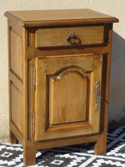 Pamono Small Oak One-Door Jam Buffet, 1970s New