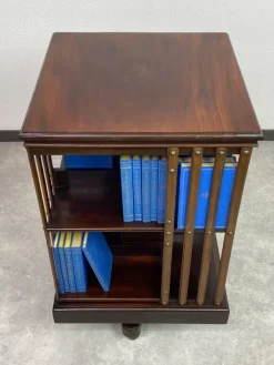 Pamono Small Revolver Bookcase, 1930s Clearance