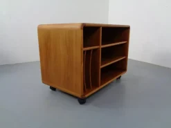 Pamono Small Rollable Teak Media Sideboard from Dyrlund, 1970s Discount