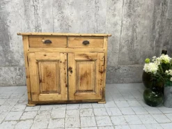 Pamono Small Rustic French Shop Counter, 1890s