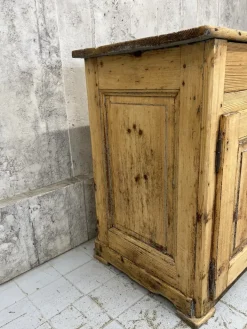 Pamono Small Rustic French Shop Counter, 1890s