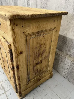 Pamono Small Rustic French Shop Counter, 1890s