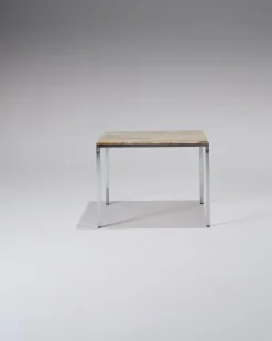 Pamono Small Square Onyx and Metal Coffee Table, 1960s Best