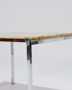 Pamono Small Square Onyx and Metal Coffee Table, 1960s Best