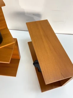 Pamono Small Teak U-Profile Shelf by Walter Wirtz for Wilhelm Renz, 1960s Online