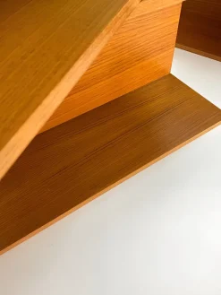 Pamono Small Teak U-Profile Shelf by Walter Wirtz for Wilhelm Renz, 1960s Online