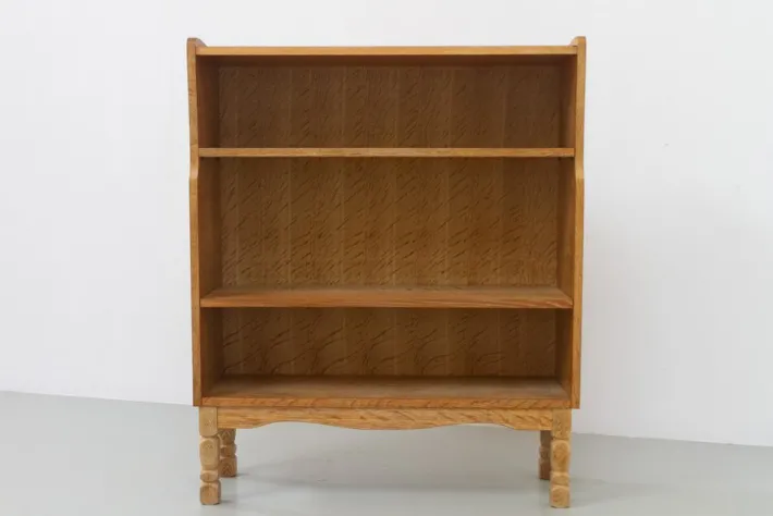 Pamono Small Vintage Danish Oak Bookcase in the style of Kjærnulf, 1960s Best