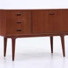 Pamono Small Vintage Teak Sideboard by Omann Jun, 1960s Online