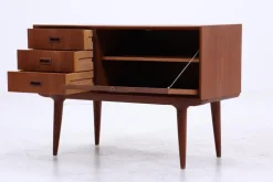 Pamono Small Vintage Teak Sideboard by Omann Jun, 1960s Discount