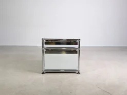 Pamono Small White Fritz Office Cabinet from USM Haller Discount