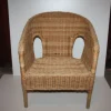 Pamono Small Wicker & Rattan Armchair Online