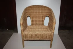 Pamono Small Wicker & Rattan Armchair Online