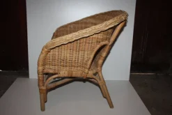 Pamono Small Wicker & Rattan Armchair Online