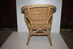 Pamono Small Wicker & Rattan Armchair Online