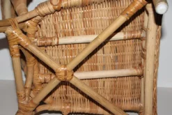 Pamono Small Wicker & Rattan Armchair Online